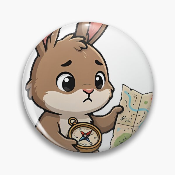 Item preview, Hare With Compass and Map designed and sold by pumsquare.