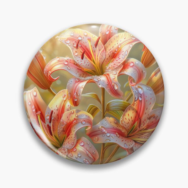 Item preview, Lily Bouquet – Elegant Botanical Floral Garden Art  designed and sold by MargaretWiktor.