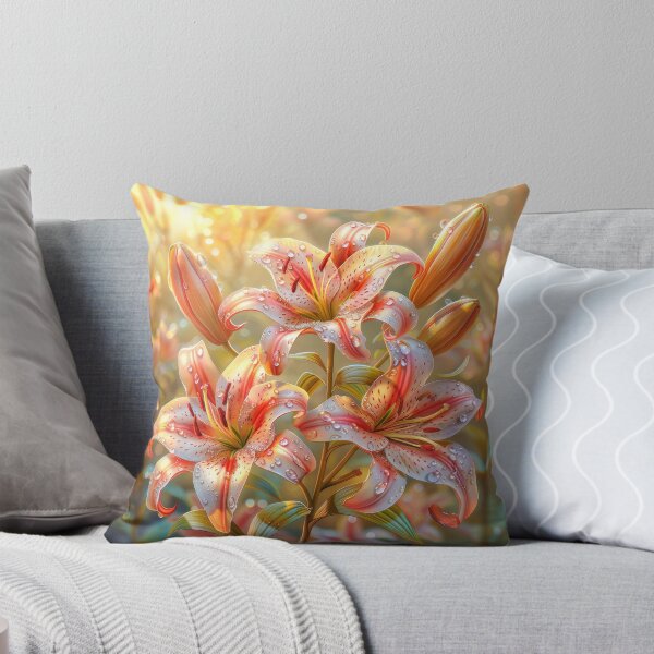 Item preview, Lily Bouquet – Elegant Botanical Floral Garden Art  designed and sold by MargaretWiktor.