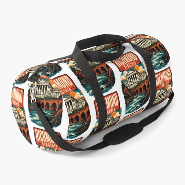 Item preview, Richmond, Virginia, USA Vintage Travel Tourism Art designed and sold by TravelersGems.