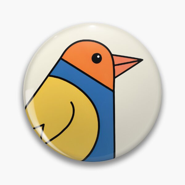 Item preview, Brightwing Geometric Bird designed and sold by Filora Atelier | Bird Art.