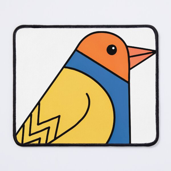 Item preview, Brightwing Geometric Bird designed and sold by Filora Atelier | Bird Art.