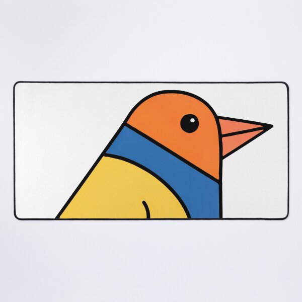 Item preview, Brightwing Geometric Bird designed and sold by Filora Atelier | Bird Art.