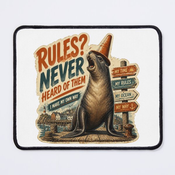 Item preview, My ocean my rules | Neil the sea designed and sold by Aspecthub.