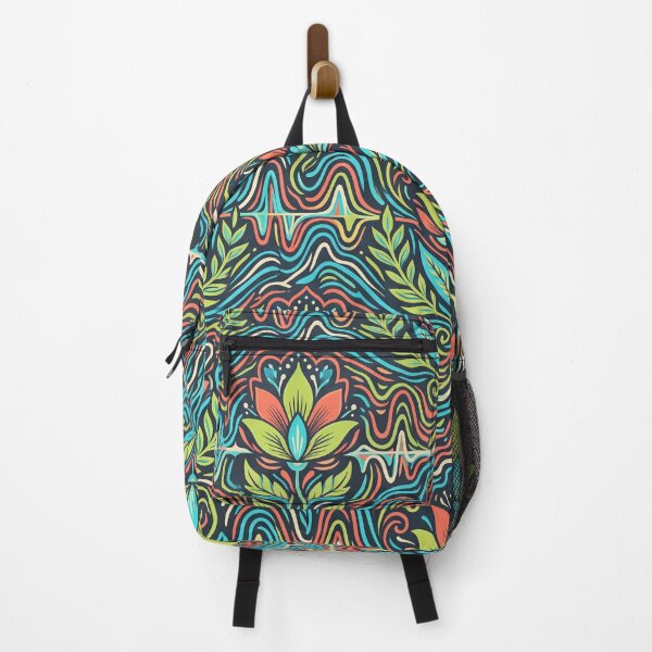 Item preview, Floral Wave Pattern designed and sold by ASTRAL ART LAB.