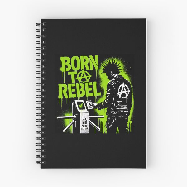 Item preview, Born To Rebel Punk Corporate Slave designed and sold by RareVisuals.