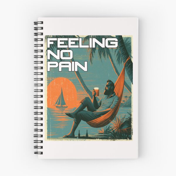 Item preview, Feeling No Pain | Hammock Sunset Vacation Mode Tropical Chill Design designed and sold by Ignorant-Artist.