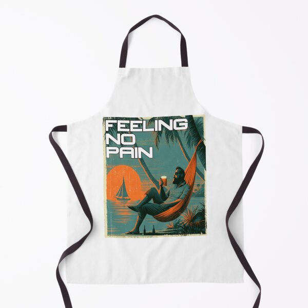 Item preview, Feeling No Pain | Hammock Sunset Vacation Mode Tropical Chill Design designed and sold by Ignorant-Artist.