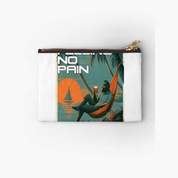 Item preview, Feeling No Pain | Hammock Sunset Vacation Mode Tropical Chill Design designed and sold by Ignorant-Artist.