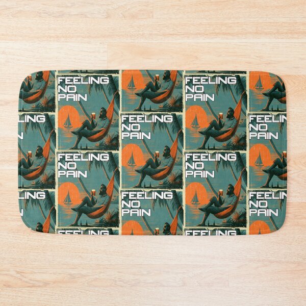 Item preview, Feeling No Pain | Hammock Sunset Vacation Mode Tropical Chill Design designed and sold by Ignorant-Artist.