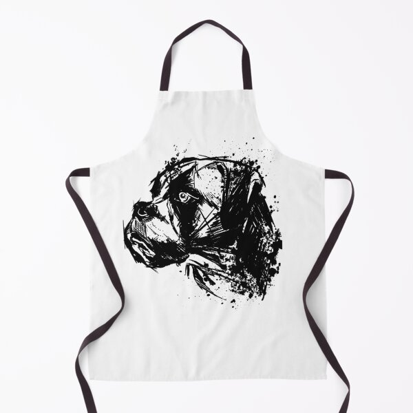 Item preview, Boxer Tattoo Style Dog Art designed and sold by Inkversed.