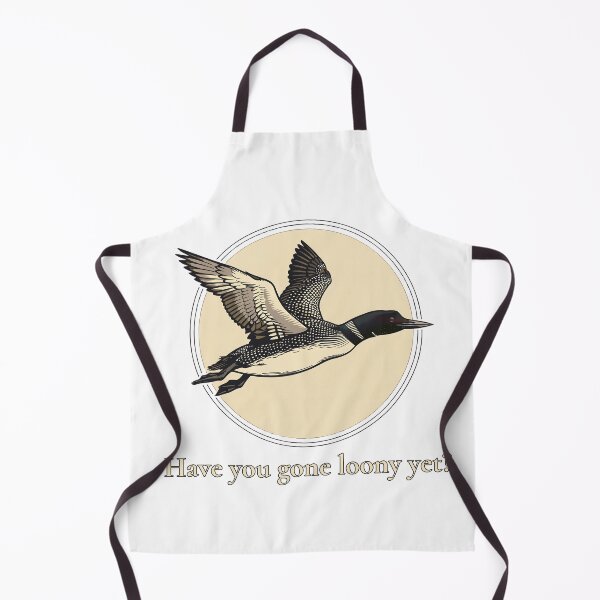 Item preview, Have You Gone Loony Yet? Funny Common Loon Birdwatching Pun designed and sold by Neurospicy Trolls.