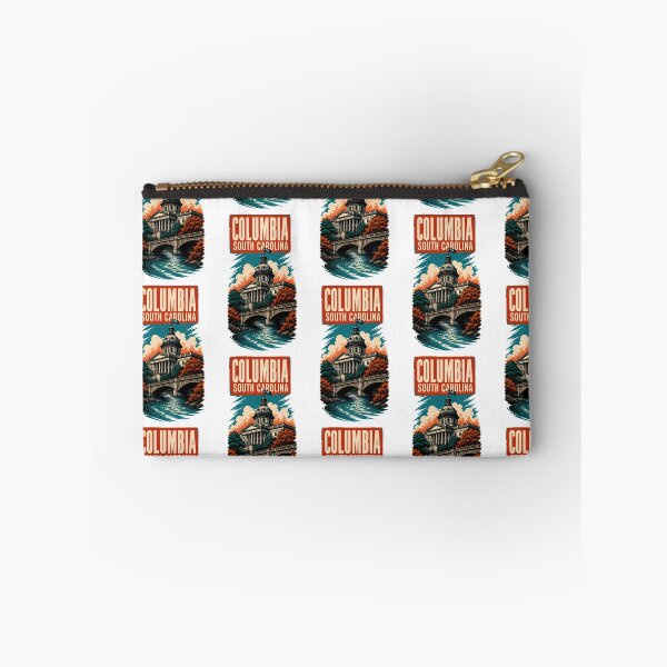 Item preview, Columbia, South Carolina, USA Vintage Travel Tourism Art designed and sold by TravelersGems.