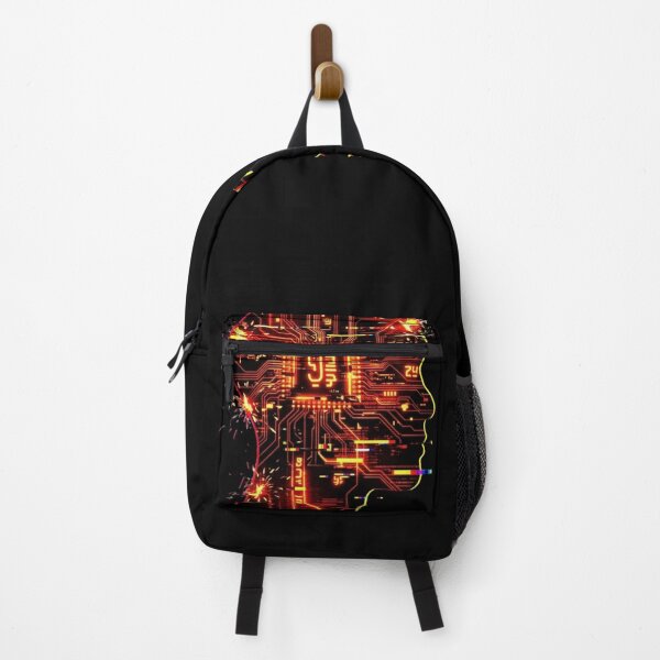 Item preview, Overclocked Mind Hacker Brain Glitch Cyberpunk Design designed and sold by KurtByteStudio.