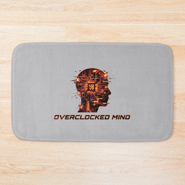Item preview, Overclocked Mind Hacker Brain Glitch Cyberpunk Design designed and sold by KurtByteStudio.