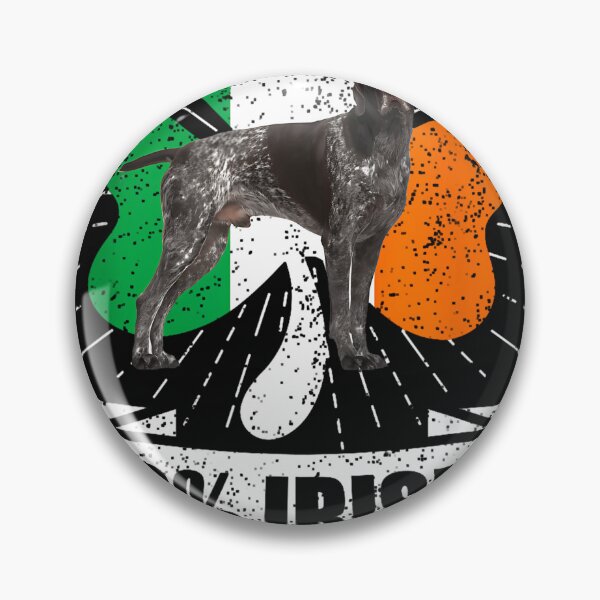 Item preview, Irish Flag German Shorthaired Pointer Dog St Patricks Day designed and sold by digvijaym.
