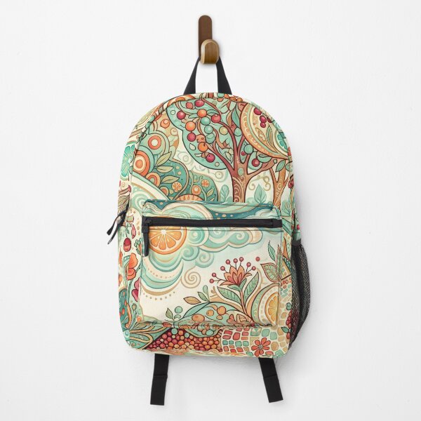 Artikelvorschau,  Citrus Orchard Garden Pattern entworfen und verkauft von ASTRAL ART LAB.