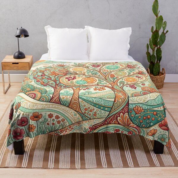 Item preview, Citrus Orchard Garden Pattern designed and sold by ASTRAL ART LAB.
