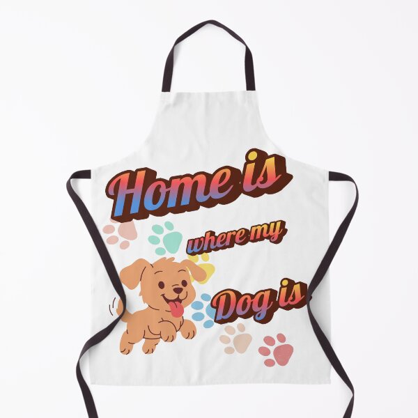Item preview, Home Is Where My Dog Is- Cute Puppy Cartoon designed and sold by WRParadise.
