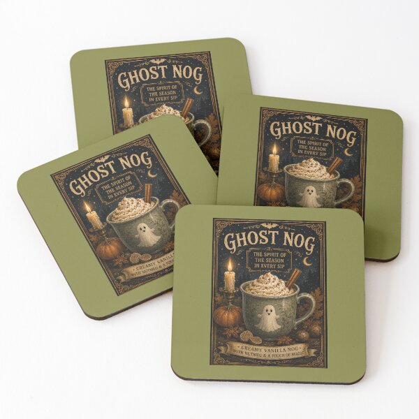 Item preview, Ghost Nog — The Spirit of the Season in Every Sip designed and sold by Novel Works Studio.