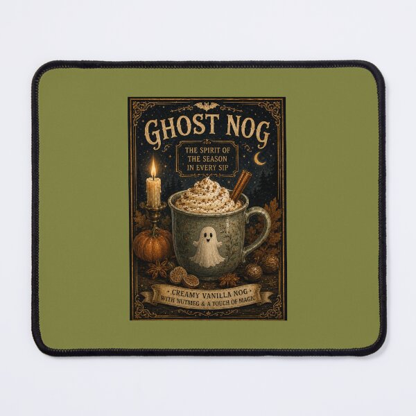 Item preview, Ghost Nog — The Spirit of the Season in Every Sip designed and sold by Novel Works Studio.