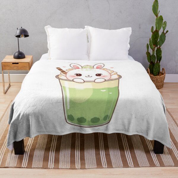 Item preview, Cute Matcha Bunny Kawaii Sticker | Cozy Matcha Lover Gift designed and sold by Stylestickers55.
