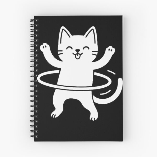 Item preview, Hula Hoop Cat – Cute and Fun Illustration | Minimalist Art designed and sold by Modesigner31.