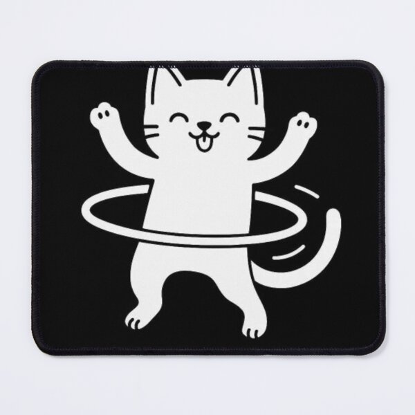 Item preview, Hula Hoop Cat – Cute and Fun Illustration | Minimalist Art designed and sold by Modesigner31.