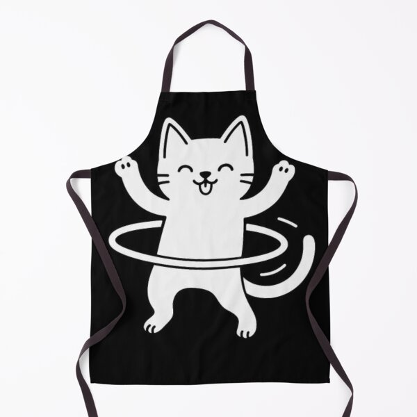 Item preview, Hula Hoop Cat – Cute and Fun Illustration | Minimalist Art designed and sold by Modesigner31.