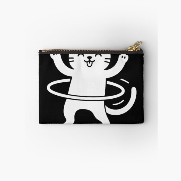 Item preview, Hula Hoop Cat – Cute and Fun Illustration | Minimalist Art designed and sold by Modesigner31.