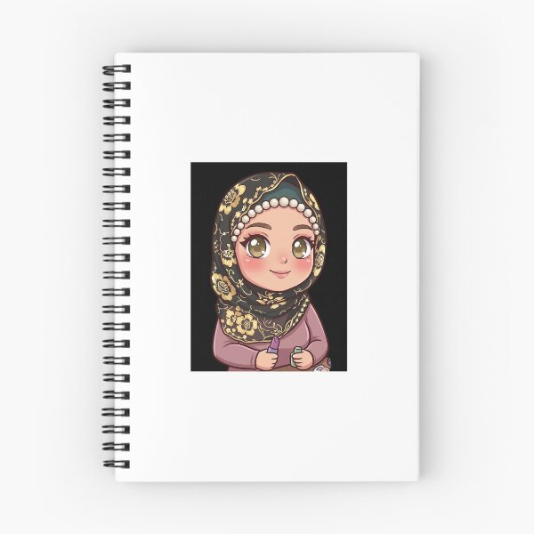 Item preview, Pink Hijab ChibiArt  designed and sold by TheModernMuslimah.