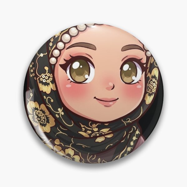 Item preview, Pink Hijab ChibiArt  designed and sold by TheModernMuslimahchibi&more .