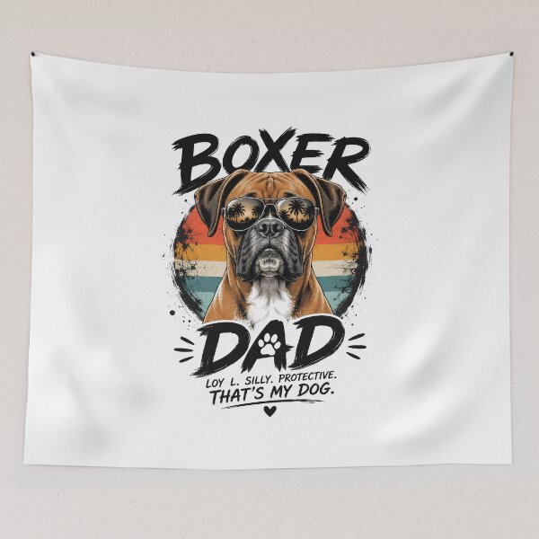 Item preview, Boxer Dad designed and sold by thewandswant.