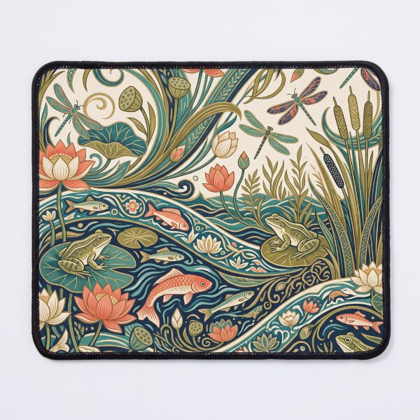 Item preview, Lotus Pond Wildlife Pattern designed and sold by ASTRAL ART LAB.