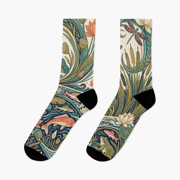 Item preview,  Lotus Pond Wildlife Pattern designed and sold by ASTRAL ART LAB.