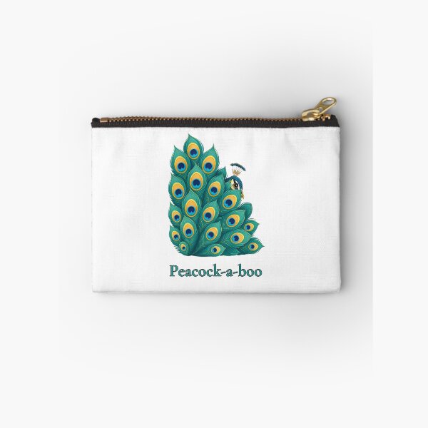 Item preview, Peacock-a-boo Funny Peacock Peekaboo Cute Peafowl Hide and Seek Birdwatching Pun designed and sold by Neurospicy Trolls.