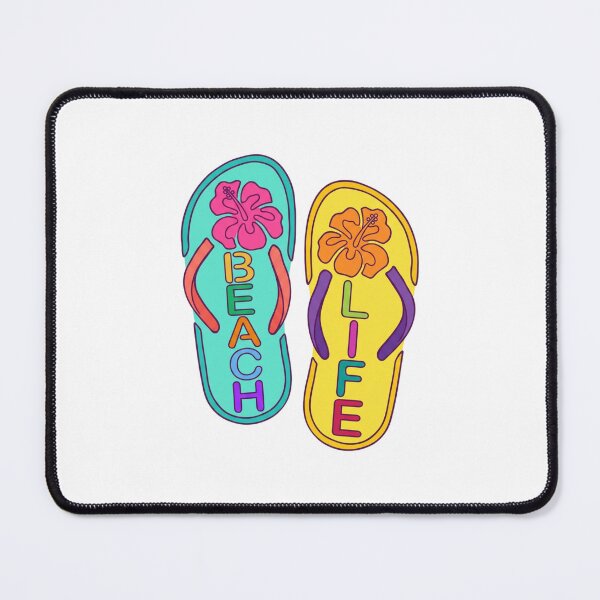 Item preview, Beach Life Flip Flops Tropical Hibiscus Flower designed and sold by Macias123.