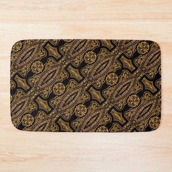 Item preview, Baroque Golden Ornamental Pattern designed and sold by DFLC Prints.