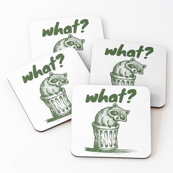 Item preview, What - Raccoon in Trash Can designed and sold by AnAzArt.