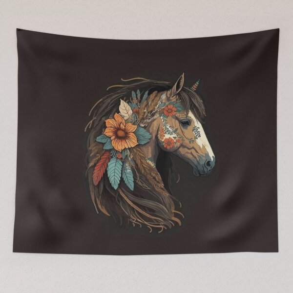 Item preview, The Majestic Botanical Steed designed and sold by WRParadise.