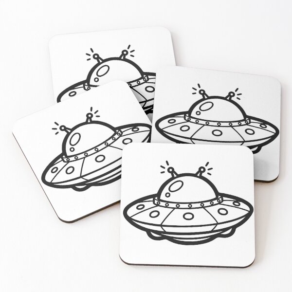 Item preview, Flying Saucer UFO Illustration designed and sold by ArtPer-design.
