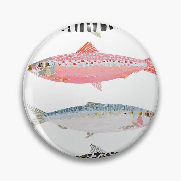 Item preview, Painted Sardines Pattern Series Art designed and sold by SophiaGallery.