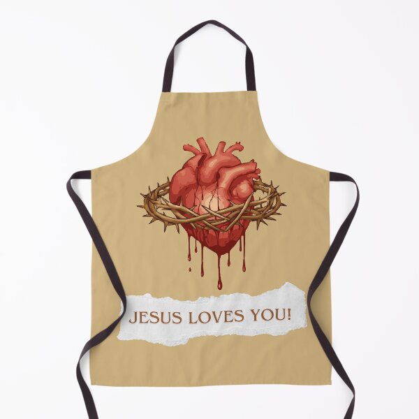 Item preview, Heart of Jesus Christ Art  designed and sold by Bia Arts.