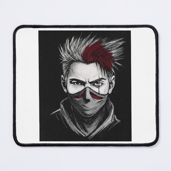 Item preview, Red Hawk Street Warrior Portrait Art designed and sold by Bartcorner.