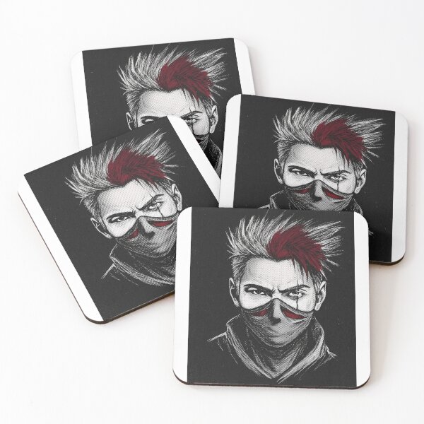 Item preview, Red Hawk Street Warrior Portrait Art designed and sold by Bartcorner.