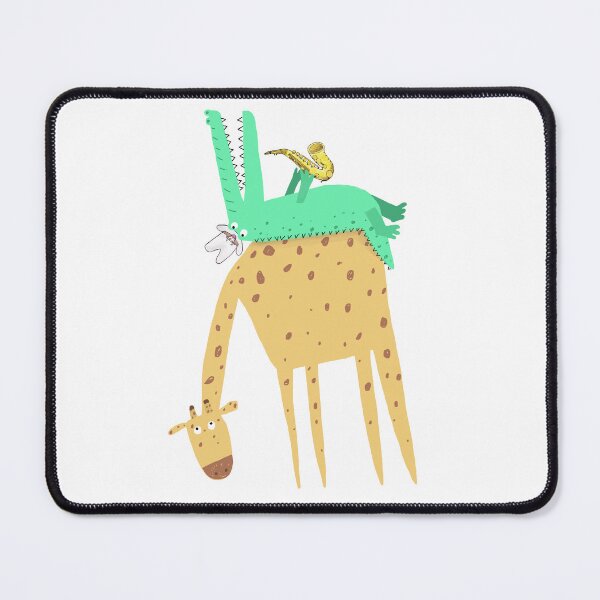 Item preview, Funny Giraffe and Sax Playing Crocodile by Artist Carla Daly designed and sold by Carla Daly.
