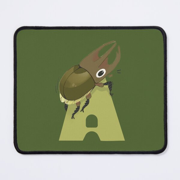 Item preview, Bug ABC - Letter A, Atlas Beetle designed and sold by justduwu.