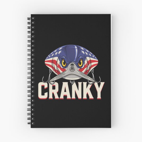 Item preview, Cranky USA Flag Funny Crankbait Fishing Lure Fathers Day designed and sold by Dabbing Turtle Designs.