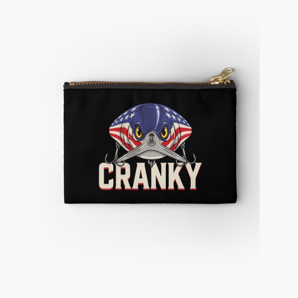 Item preview, Cranky USA Flag Funny Crankbait Fishing Lure Fathers Day designed and sold by Dabbing Turtle Designs.
