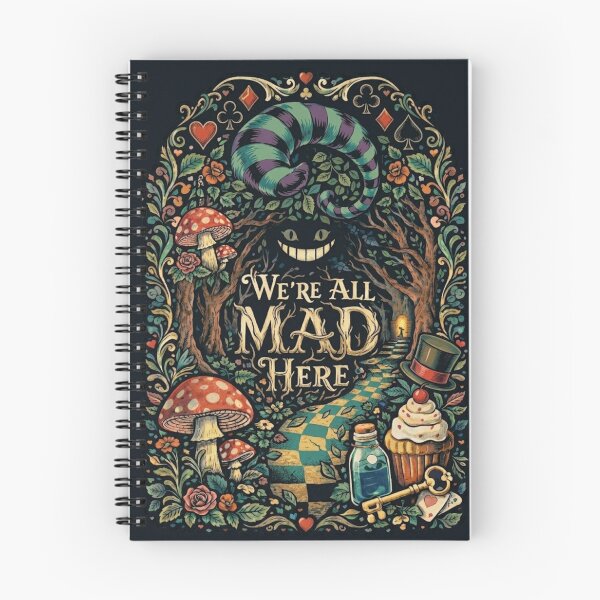 Item preview, We're All Mad Here Wonderland Forest designed and sold by Reverie & Roses.